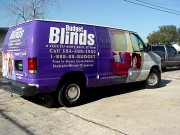 Vehicle wrap for Budget Blinds Metairie Louisiana